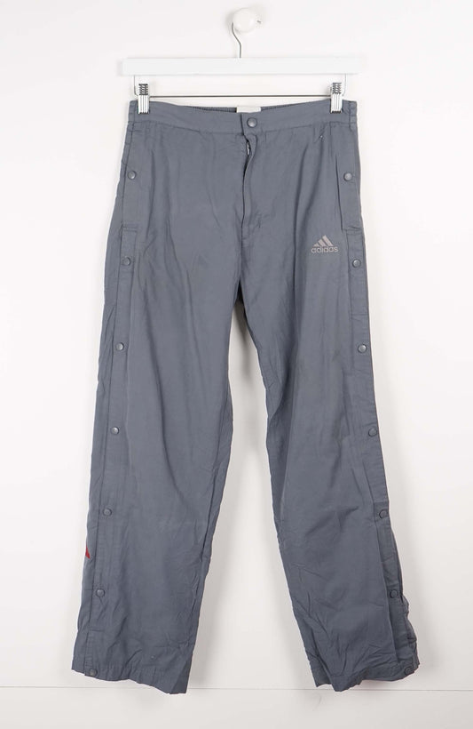 VINTAGE ADIDAS SNAP TRACK PANTS (S) W28