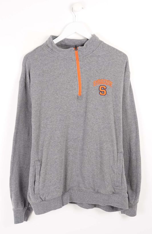 VINTAGE SYRACUSE 1/4 ZIP SWEATER (XL)