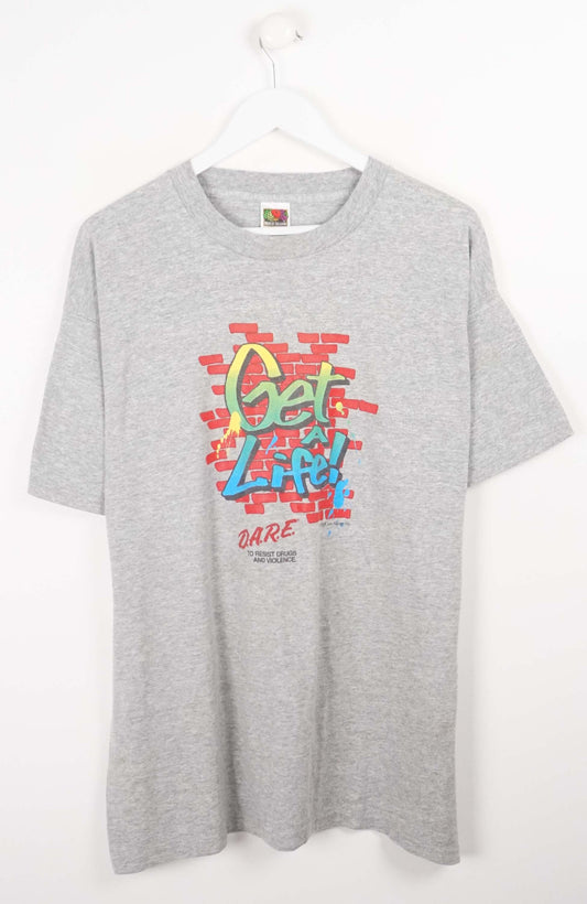 VINTAGE D.A.R.E GET A LIFE T-SHIRT (XL)