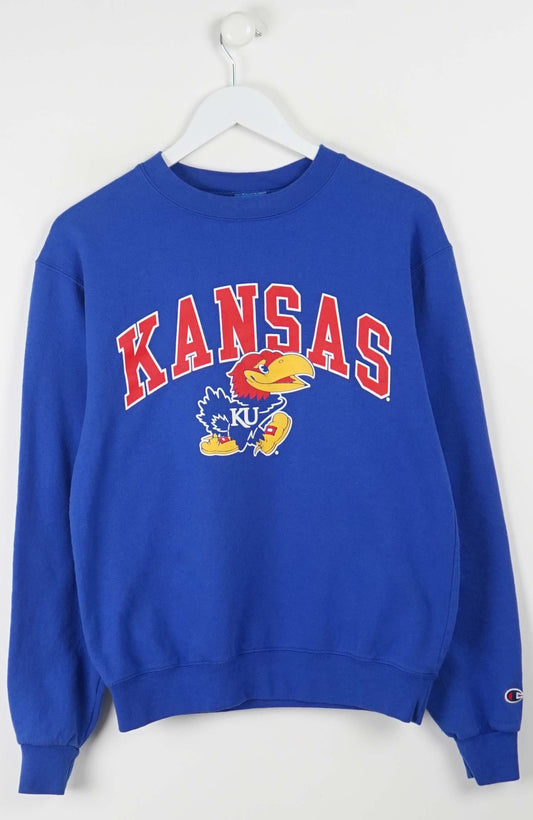 VINTAGE CHAMPION KANSAS CITY JAYHAWKS SWEATER (M)