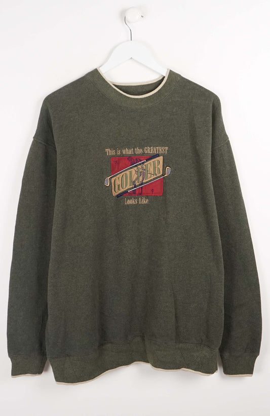 VINTAGE GOLF SWEATER (XL)